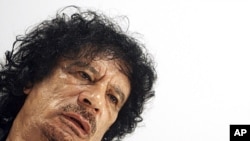 Libyan leader Col. Moammar Gadhafi (file photo)