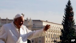 Le pape François.