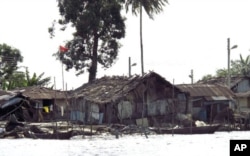 In the Niger Delta region, multi-billion dollar oil installations sit among villages of shacks perched on stilts over viscous, blackened water.