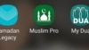 Beberapa apps muslim yang digemari di AS. (Foto: screengrab)