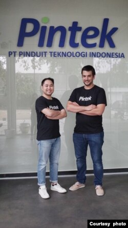 Tommy Yuwono (kiri) dan Ioann Fainsilber mendirikan Pintek tahun 2018 untuk mengisi ceruk yang belum banyak diisi oleh platform serupa lainny (courtesy: Pintek).