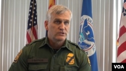 Paul Beeson, Chief of the Border Patrol in the Tucson Sector. (G. Flakus/VOA)