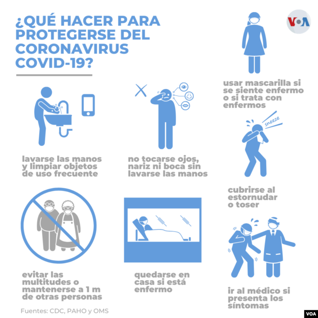 La VOA le explica: medidas para prevenir el contagio con el coronavirus.