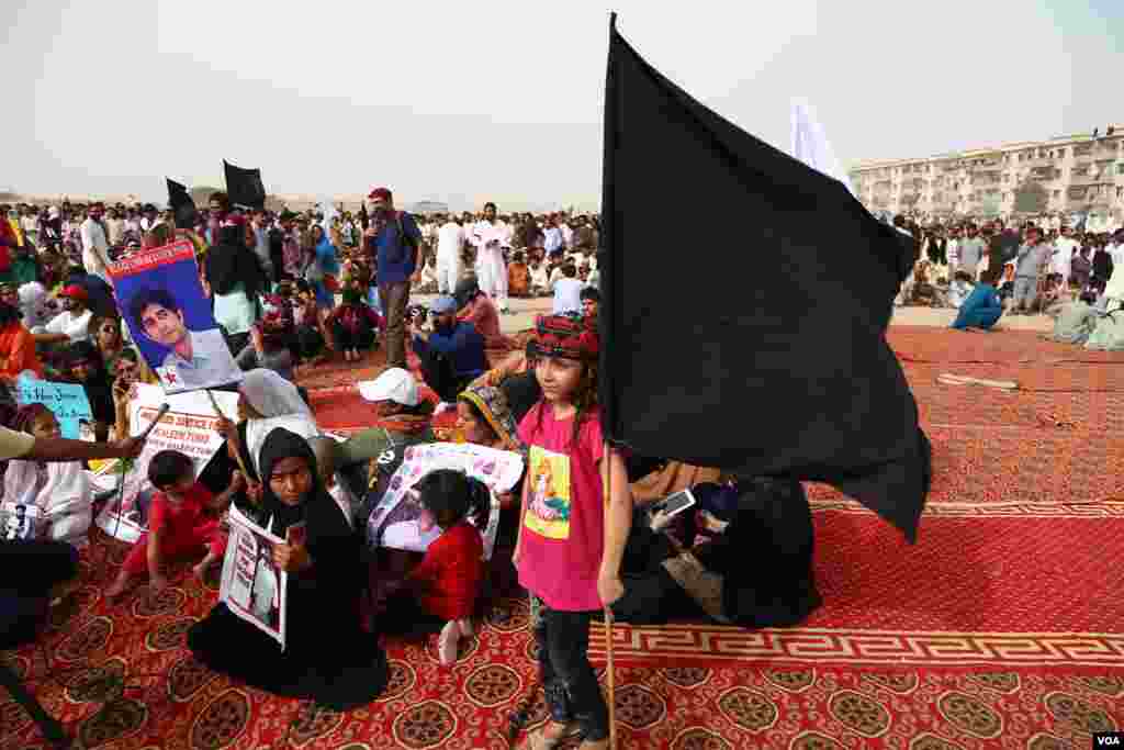 کراچی میں 'پی ٹی ایم' کا جلسہ