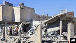 خرابی های ناشی از حمله هوایی در درعا - ۲۶ ژوئن ۲۰۱۸