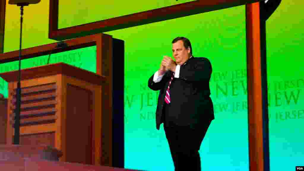 New Jersey Governor and convention keynote speaker, Chris Christie touched on the main themes for the Republican platform.