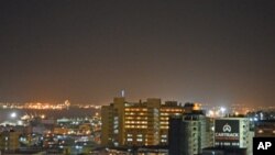 Imagem nocturna de Maputo