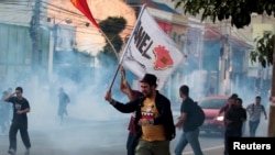 Brazilian Police Clash with Subway Strikers