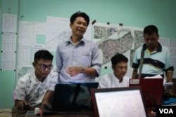 Some of the team from the government's Archaeology Department offices, located next to Bagan. Efforts are ongoing to secure Bagan UNESCO World Heritage status. (Photo: John Owens for VOA)