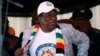 UMongameli Emmerson Mnangagwa esemkhosini wokukhankasela ukwesulwa kwezijeziso eNational Sports Stadium