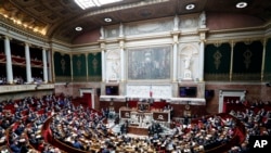 프랑스 의회 내부 모습. 