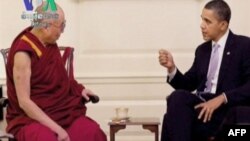 ABŞ prezidenti Barak Obama Ağ Evdə Tibetin ruhani lideri Dalay Lama ilə görüşüb