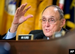 FILE - Rep. Phil Roe, R-Tenn., pictured at a veterans affairs hearing in September 2014, said presumptive presidential nominee Donald Trump was engaging and made a good impression before a “tough crowd" of Republican lawmakers.