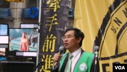 台灣前任衛生署署長涂醒哲 (美國之音宋德成拍攝)