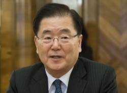 တောင်ကိုရီးယားနိုင်ငံခြားရေးဝန်ကြီး Chung Eui-yong
