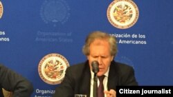 El secretario general de la OEA, Luis Almagro, presenta un informe sobre la situación en Venezuela.