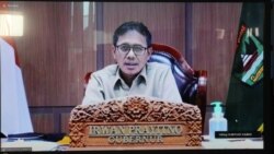 Gubernur Sumatera Barat Irwan Prayitno saat diskusi online, Selasa, 26 Mei 2020. (Foto: BNPB)