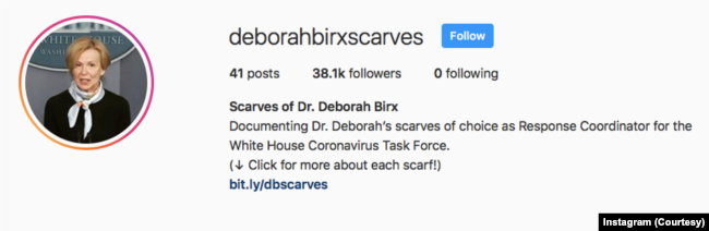 Instagram@deborahbirxscarves. (Foto: Courtesy/Instagram)