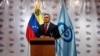 El Fiscal General de Venezuela, Tarek William Saab, asiste a una conferencia de prensa en Caracas el 6 de agosto. Foto de archivo.