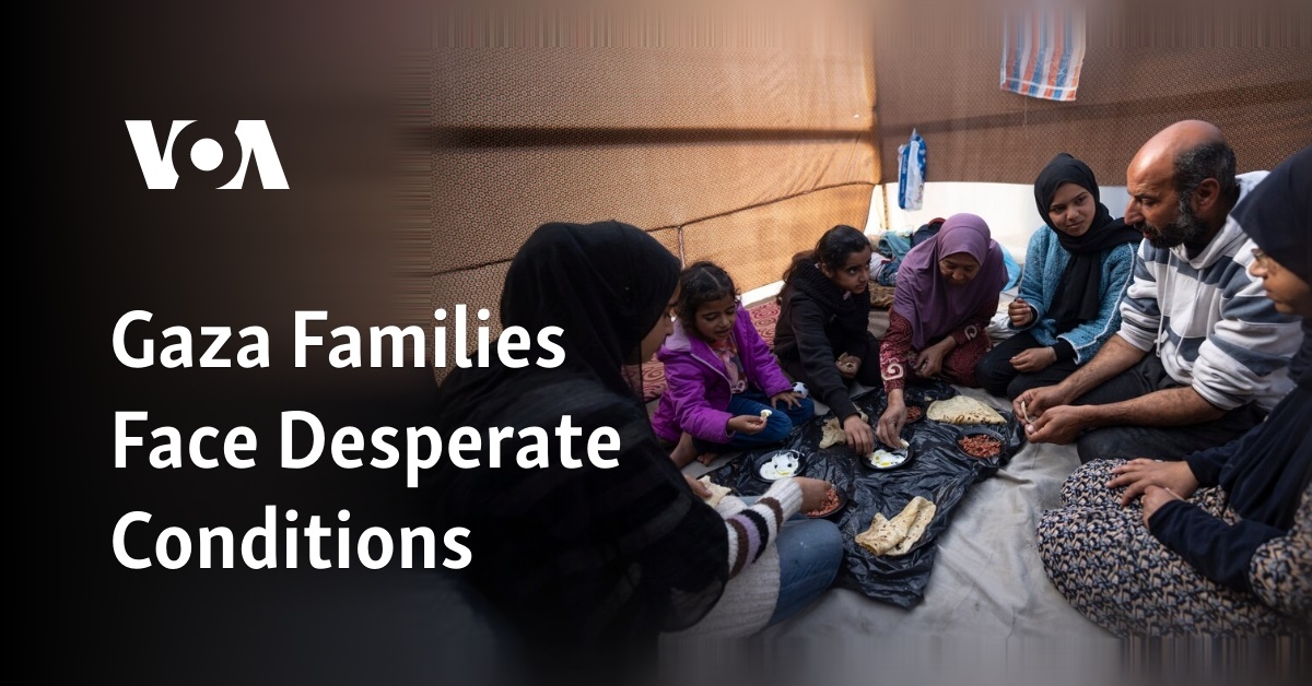 Gaza Families Face Desperate Conditions