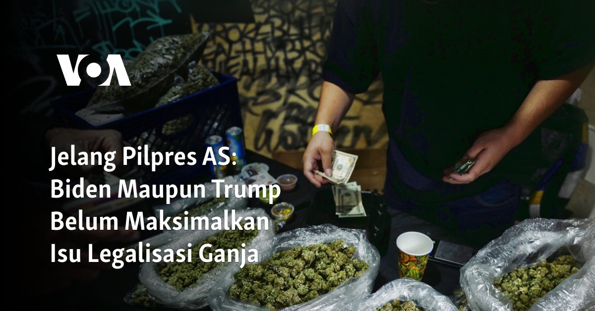 Jelang Pilpres AS: Biden Maupun Trump Belum Maksimalkan Isu Legalisasi ...