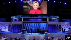 Hilari Klinton se zahvalila na nominaciji putem video linka