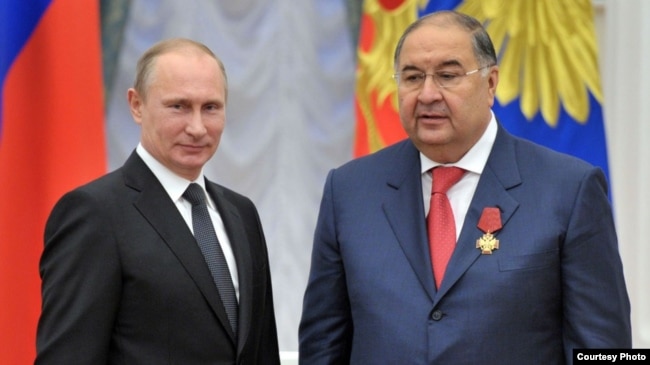 Putin ve Rus oligark Alisher Usmanov