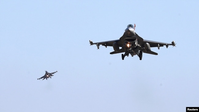 Chiến đấu cơ F-16 của Mỹ.
