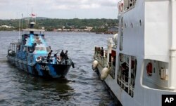 Kapal ferry sebagai ilustrasi. (Foto: AP)