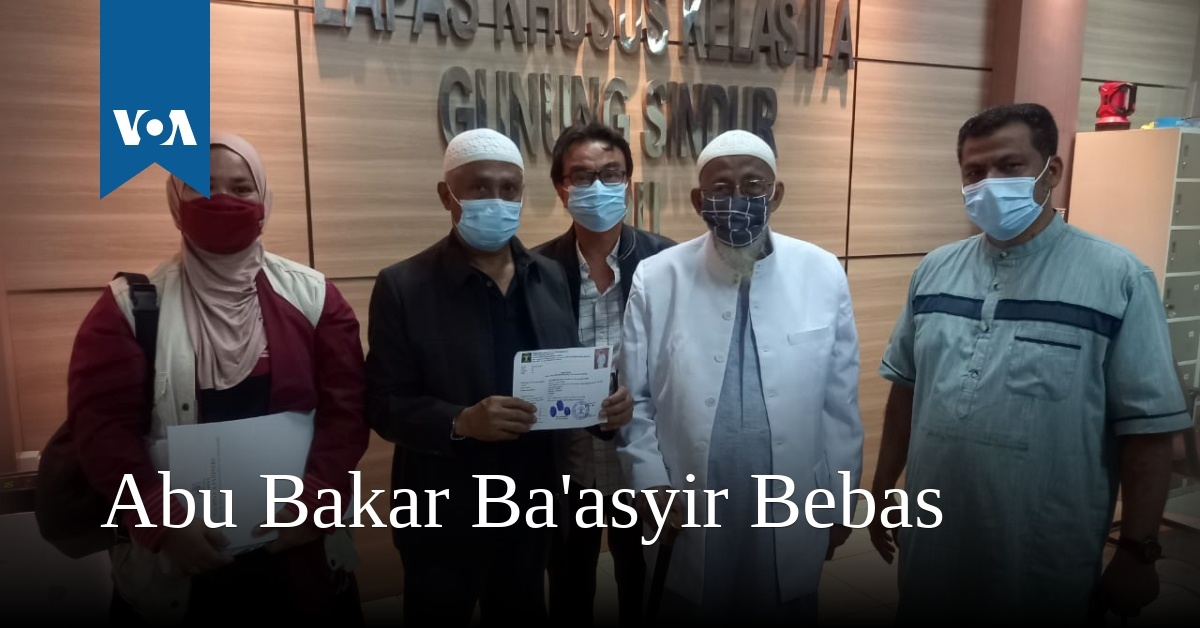 Abu Bakar Ba'asyir Bebas