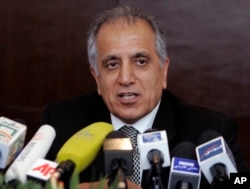 FILE - Zalmay Khalilzad, U.S. special adviser on reconciliation in Afghanistan.