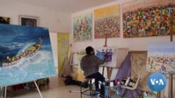 Senegalese Artist Raises Awareness of Violence Against Women