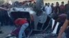 معترضان به مدرسه حمله کرده و به خودروی سرایدار خسارت وارد کردند.