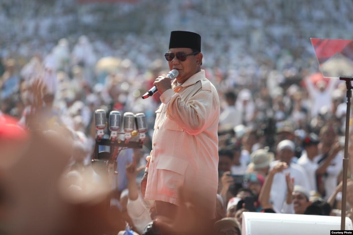 Prabowo Ibu Pertiwi Tengah Diperkosa