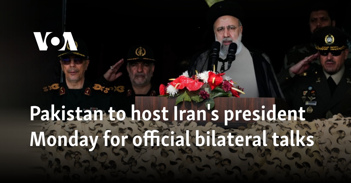 Pakistan To Host Iran S President Monday For Official Bilateral Talks Pakistan To Host Iran S President Monday For Official Bilateral Talks
