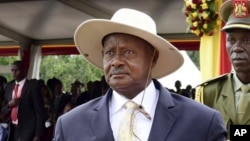 Le président ougandais Yoweri Museveni, 12 mai 2016.