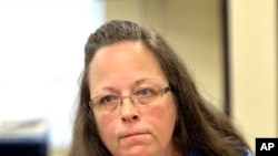 Kim Davis, la greffière qui a refusé d'enregistrer des mariages homosexuels