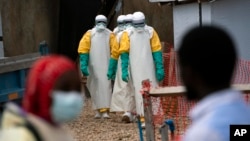 Le centre de traitement Ebola à Beni en RDC le 16 juillet 2019.