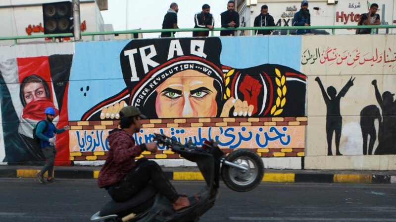 Baghdad Tunnel Becomes Art Space for Iraqi Protesters