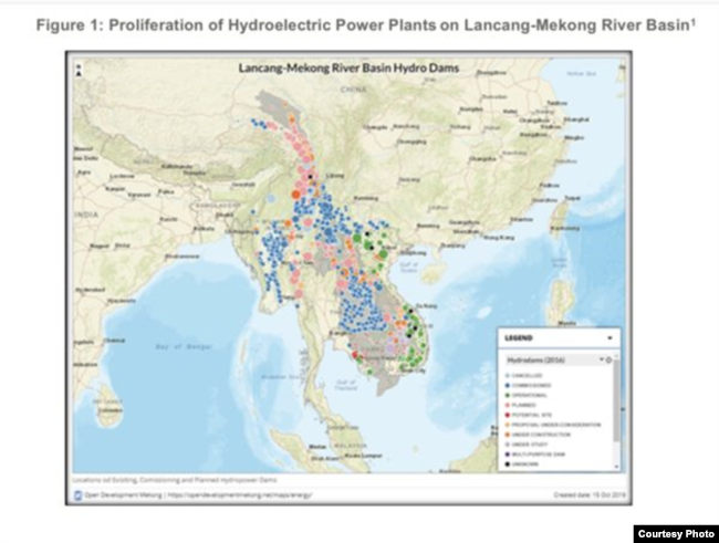 Sự nở rộ các nhà máy thủy điện trên lưu vực sông Lan Thương - Mekong.
