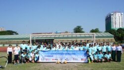 မြန်မာလူငယ်တွေအတွက် အမေရိကန် ချစ်ကြည်ရေးဘောလုံးသင်တန်း
