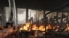 کراچی: حاجی کیمپ، لکڑی کے گودام میں آتشزدگی