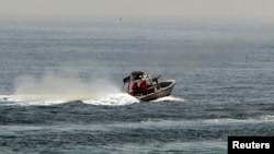 عکسی از یکی از قایق های تندروی ایران در خلیج فارس