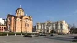 Empty streets of Banja Luka due coronavirus