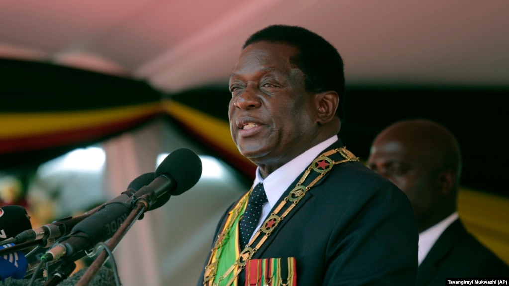 Zimbabwe President Emmerson Mnangagwa Zimbabwe President Emmerson Mnangagwa