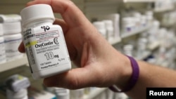 Опиоидный препарат оксиконтин производства Purdue Pharma в аптеке штата Юта