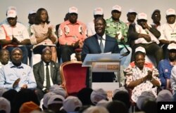 Ouattara à Abidjan, le 16 juillet 2018.