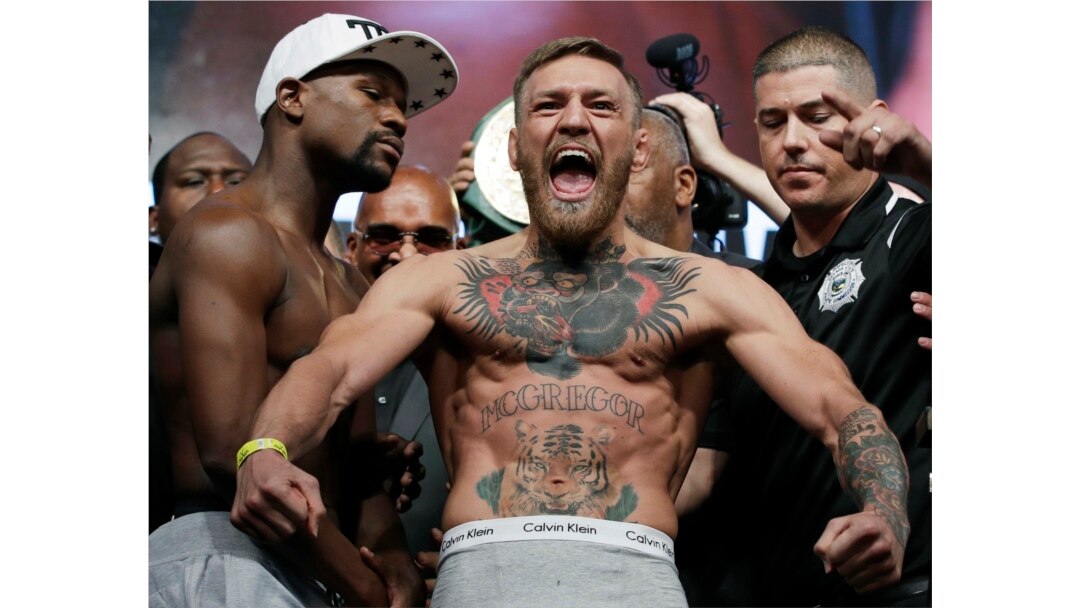 Petarung seni bela diri campuran, Conor McGregor, di Las Vegas, Agustus 2017.