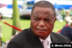 FILE - Zimbabwe Vice President Constantino Chiwenga is seen at the State House, Harare, Dec. 28, 2017.