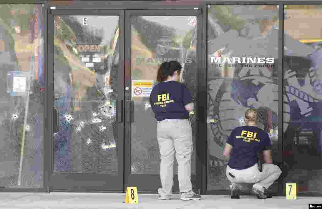 Chattanooga Recruiting Office Shooting - July 16, 2015 A gunmen shot and killed five military service members at military sites in Chattanooga, Tennessee on July 16, 2015. Authorities say Muhammad Abdulazeez acted on his own when he attacked a military recruiting office and a Navy-Marine operations center. It is not yet clear whether he was radicalized, although authorities say they are investigating that possibility. U.S. media reports say he was reading and writing about jihad on the Internet. Abdulazeez, a U.S. citizen who was born in Kuwait, was killed in a gunfight with local police during the attacks. &nbsp;